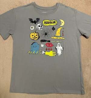 Modernlux Horror Halloween Graphic T-Shirt Size XL